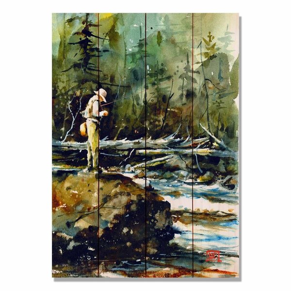 Ricki&Aposs Rugs 14 x 20 in. On the Rock Wall Art RI896436